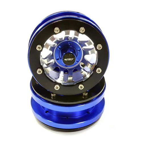 Billet Machined 6 Spoke Type 6D Off-Road Wheel Set(2) for Scale Crawler C25505BLUE│1.9 메탈 비드락휠