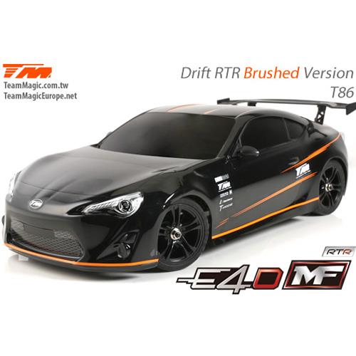 (풀 카본-RTR 전동 드리프트) 503017-86 E4D MF Drift Car Silver Ver. RTR-86