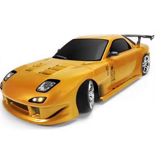 (풀 카본-RTR 전동 드리프트) 503017-RX7 E4D MF Drift Car Silver Ver. RTR-RX7