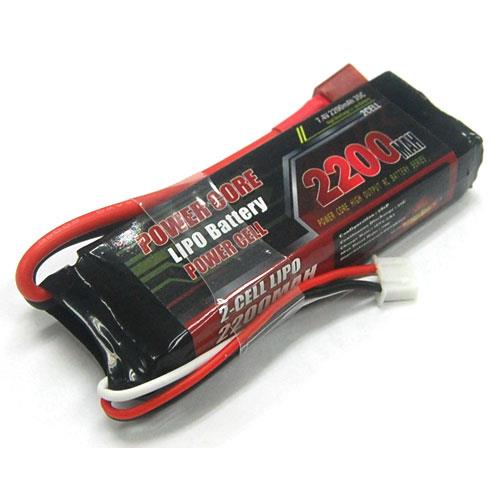 PC-74220035S LIPO BATTERY 7.4V 2셀 2200mAh 35c (미니레보,미니섬밋,미니슬래쉬,미니랠리)