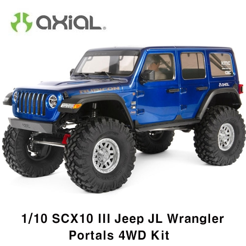 [매장입고완료] (지프 JL 랭글러) 1/10 SCX10 III Jeep JL Wrangler Rubicon with Portals 4WD Kit 루비콘