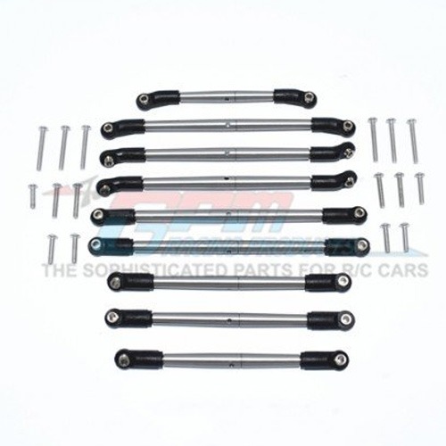 AXIAL Racing SCX10 III JEEP WRANGLER Stainless Steel Adjustable Tie Rods - 25pc set - GPM SCX3160S [SCX3160S]