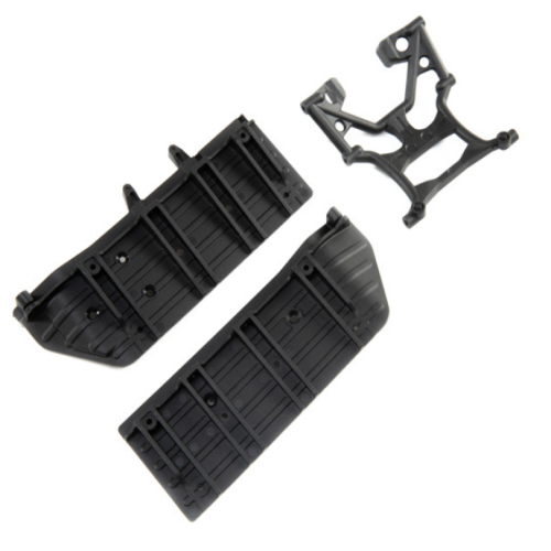 AXI231014 Side Plates &amp; Chassis Brace: SCX10 III