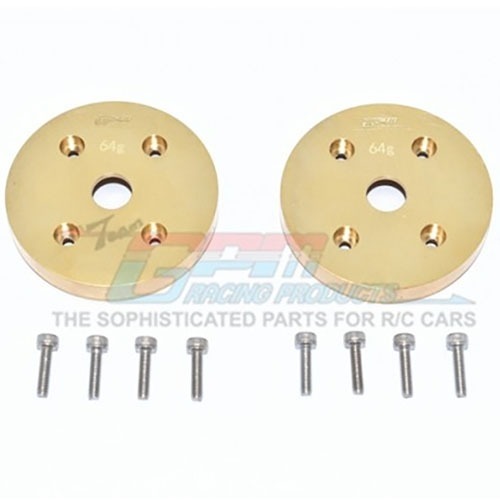 SCX3021AX-OC 1/10 SCX10 III Brass Outer Portal Drive Housing (Front Or Rear)&quot;Heavy Edition&quot;