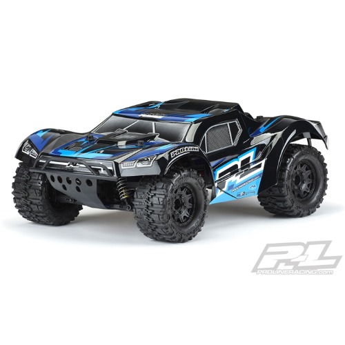 2020-NEW AP3498-18 Pre-Painted / Pre-Cut Monster Fusion (Black) Body SC 4x4, Slash® 2wd &amp; Slash® 4x4 with 2.8&quot; MT Tires