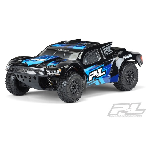 2020-NEW AP3458-18 Pre-Painted / Pre-Cut Flo-Tek Fusion (Black) Body PRO-Fusion SC 4x4, Slash® 2wd