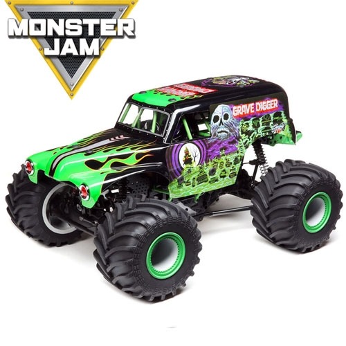 LOS04021T1 1/10 LMT 4WD Solid Axle Monster Truck RTR, Grave Digger