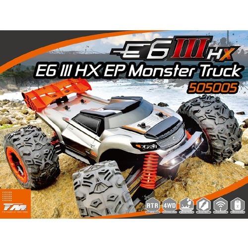 [초초특가 판매제품-매장재고내 한정] 505005 E6 TROOPER III 1:8 SCALE EP MONSTER TRUCK RTR