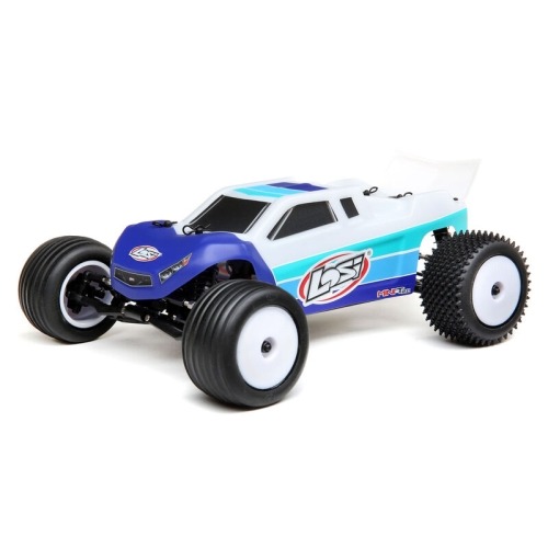 LOS01019T2[브러시리스버전] Mini-T 2.0 2WD Stadium Truck Brushless RTR, Blue