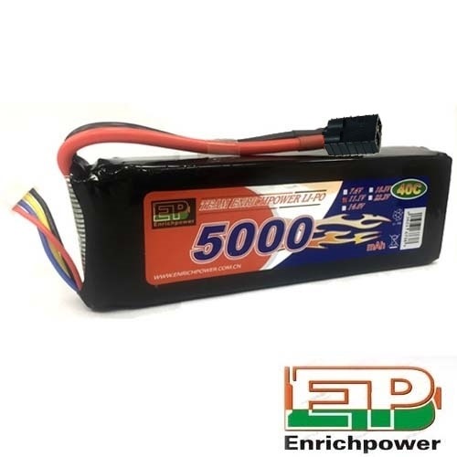 [26mm 두께 고압축형 3셀 리포배터리] EP 5000mAh 11.1V 40-80C (트랙사스 잭) TRX4,TRX6,MAXX ,E-REVO 에 바로사용가능