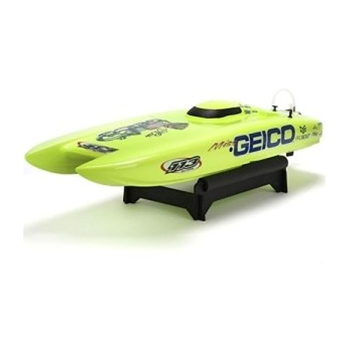 미스제코 Pro Boat Miss GEICO 29 Catamaran Brushless RTR Boat w/DX2E 2.4GHz Radio 72km/h+ 고속 전동보트