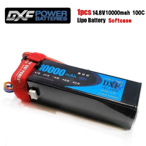 [행사]DXF 배터리 리튬14.8v 10000mah 100c(4S) DXF 한국총판 RC9 정품 X-MAXX,크라톤 사용가능newdxf