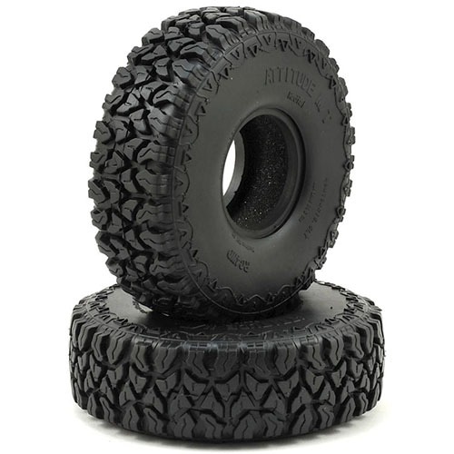 [#Z-T0149] [2개] Attitude M/T 1.9&quot; Scale Tires (크기 120.5 x 41.8mm)