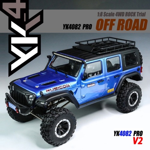 2023버젼 1:8 YK4082 pro V2 ROCK Trial 락 트라이얼RTR 루비콘(블루)