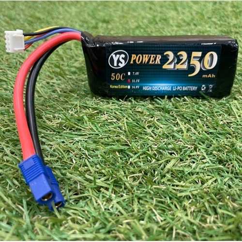 [3셀 리포배터리] 2250mAh 11.1V 50C /EC3