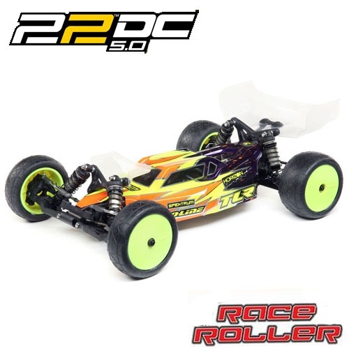 [조립완료버전]TLR 22 5.0 DC 레이스 롤러: 1/10 2wd Buggy Dirt/Clay