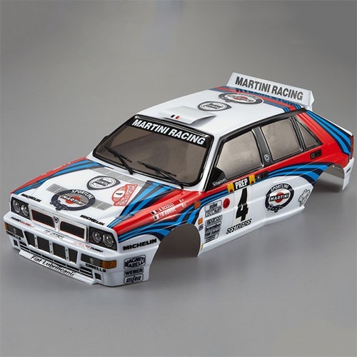 [#KB48248] 1/10 Lancia Delta HF Integrale 1992 Monte Carlo Rally #4 Body Finished w/Light Bucket (Rally-Racing｜완성품)