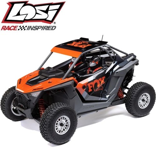 LOS03029T2 1/10 RZR Rey 4WD Brushless RTR, FOX