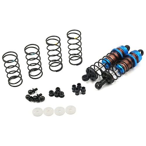 BBG-0070BU 2개입 Aluminum Big Bore Go 70mm Damper Set for 1/10 RC Offroad Buggy Blue