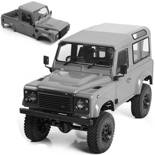 [#Z-K0064] [키트1대｜바디선택조립] 1/10 Gelande II Scale Truck Kit w/2015 Land Rover Defender D90 Hard Body Set (Opening Doors)