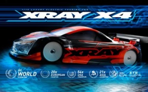 [300038] XRAY X4&#039;24 - GRAPHITE EDITION - 1/10 LUXURY ELECTRIC TC