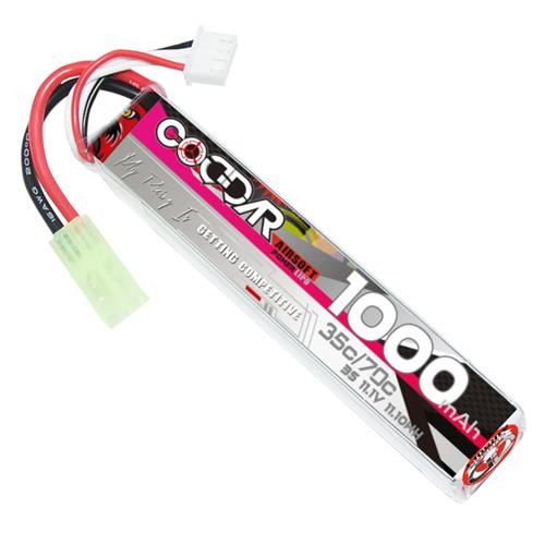 (최상급 RC카, 드론, 항공용 리포) 3S 1000MAH 11.1V 35C - Mini Tamiya 에어소프트건 배터리