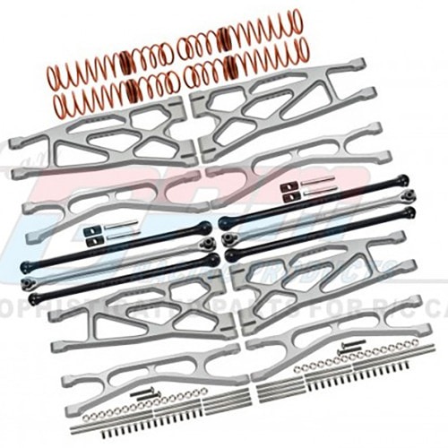 [#TXM100L-S] [엑스맥스 와이드맥스] Aluminum 6061-T6 &amp; Carbon Steel X-Maxx Widemaxx #7895 Suspension Kit (트랙사스 #7895 메탈 옵션)