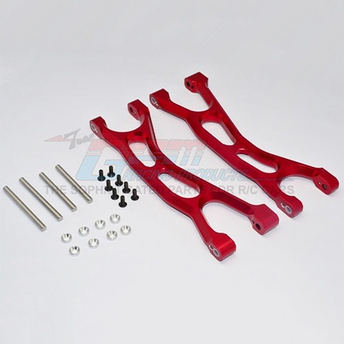 TXM054F/R-R X-Maxx Alum. Front / Rear Upper Arms - Red