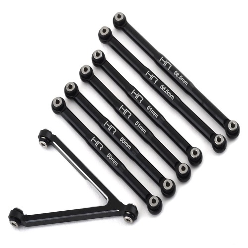 Aluminum Link LWB Set for 5.26 (133.7mm) Wheelbase: SCX24 C10, JLU