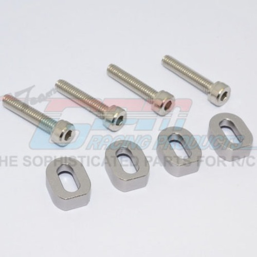 [선주문필수] [#TXM007-GS] X-Maxx Aluminium Motor Mount Washer Shims &amp; Stainless Steel Screws (트랙사스 #7759 옵션)