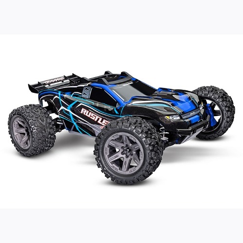 CB67164-4 Blue Rustler 4X4 Brushless: 1/10 scale stadium truck