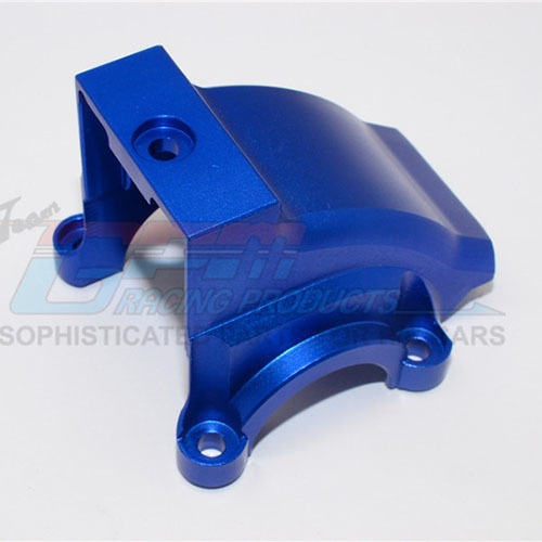 [#TXM012A-B] X-Maxx Alum. Front/Rear Gearbox Cover - Blue