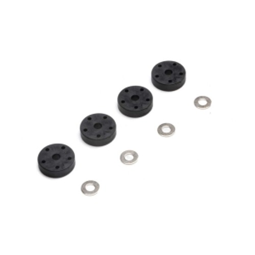 AXI253003 SCX6: Shock Piston &amp; Shim Set (4)