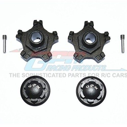 MAI10A+6MM-BK Aluminum Wheel Hex (+6Mm)+Wheel Lock