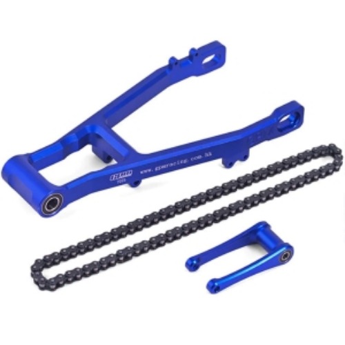 MX3057-B Aluminum 7075 Extend Swing Arm (+30mm) w/Pull Rod, Chain for Promoto-MX (팀로시 LOS264000+LOS264001+LOS262000 옵션)