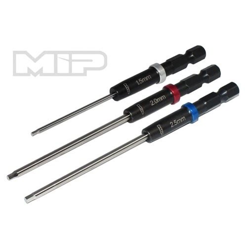 MIP-9612  MIP Speed Tip™ Hex Driver Wrench Set Gen 2, Metric (3), 1.5mm, 2.0mm, &amp; 2.5mm