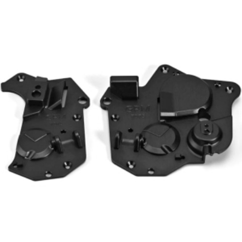 MX013-BK Aluminum 7075 Chassis Side Cover Set for Promoto-MX (팀로시 LOS261014 옵션)