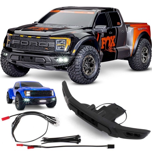 [행사｜6만원 할인 + LED 옵션] [CB101076-4-FOX+AX10190] [완제품 + 조종기] 1/10 Ford F-150 Raptor R Styling. Pro Scale Performance 4x4 VXL