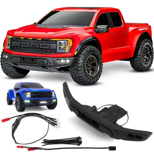 [행사｜6만원 할인 + LED 옵션] [CB101076-4-RED+AX10190] [완제품 + 조종기] 1/10 Ford F-150 Raptor R Styling. Pro Scale Performance 4x4 VXL