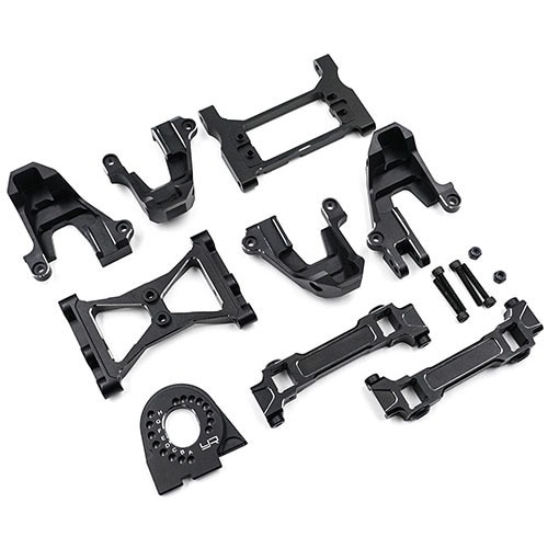 TRX4-S03BK Aluminum Upgrade Parts Set for Traxxas TRX-4 (Black)