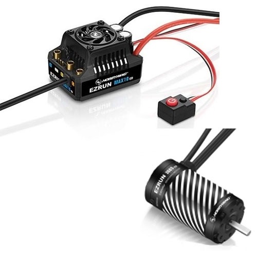 30102603+30402605 (묶음제품)EzRun MAX10 G2 Sensored Brushless ESC(140A)+Ezrun 3652SD Motor G3 4100kV 3.175mm Shaft for 1:10