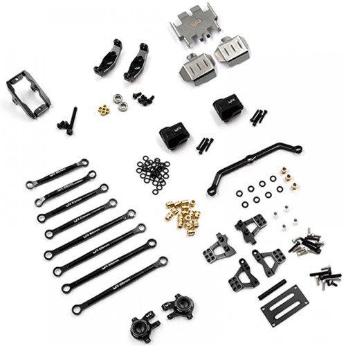 TR4M-S02BK Aluminum Essential Conversion Kit (Black) Fits TRX-4M