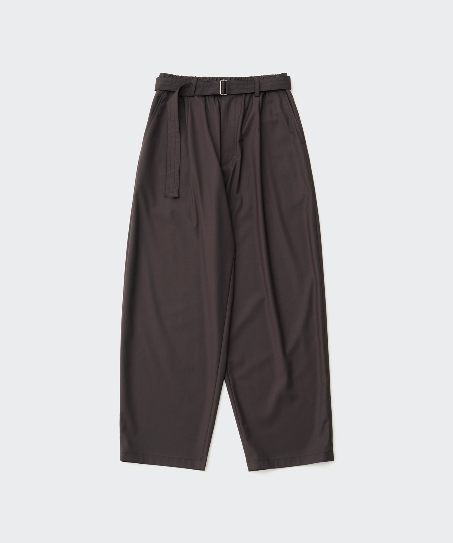 24SS Cocoon Banded Pants (Brick Brown)
