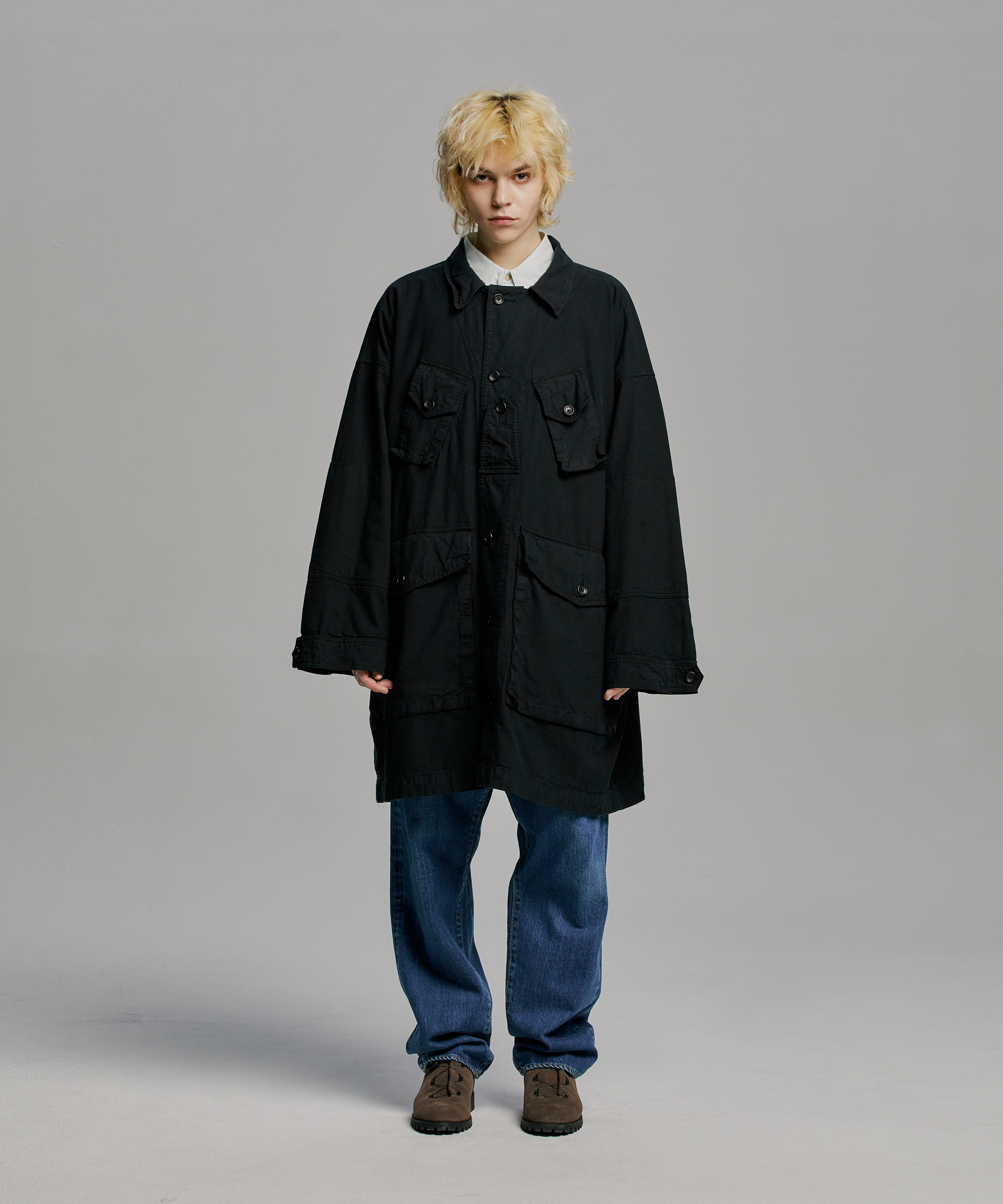 Type2A Cotton Jacket (Deep Navy)