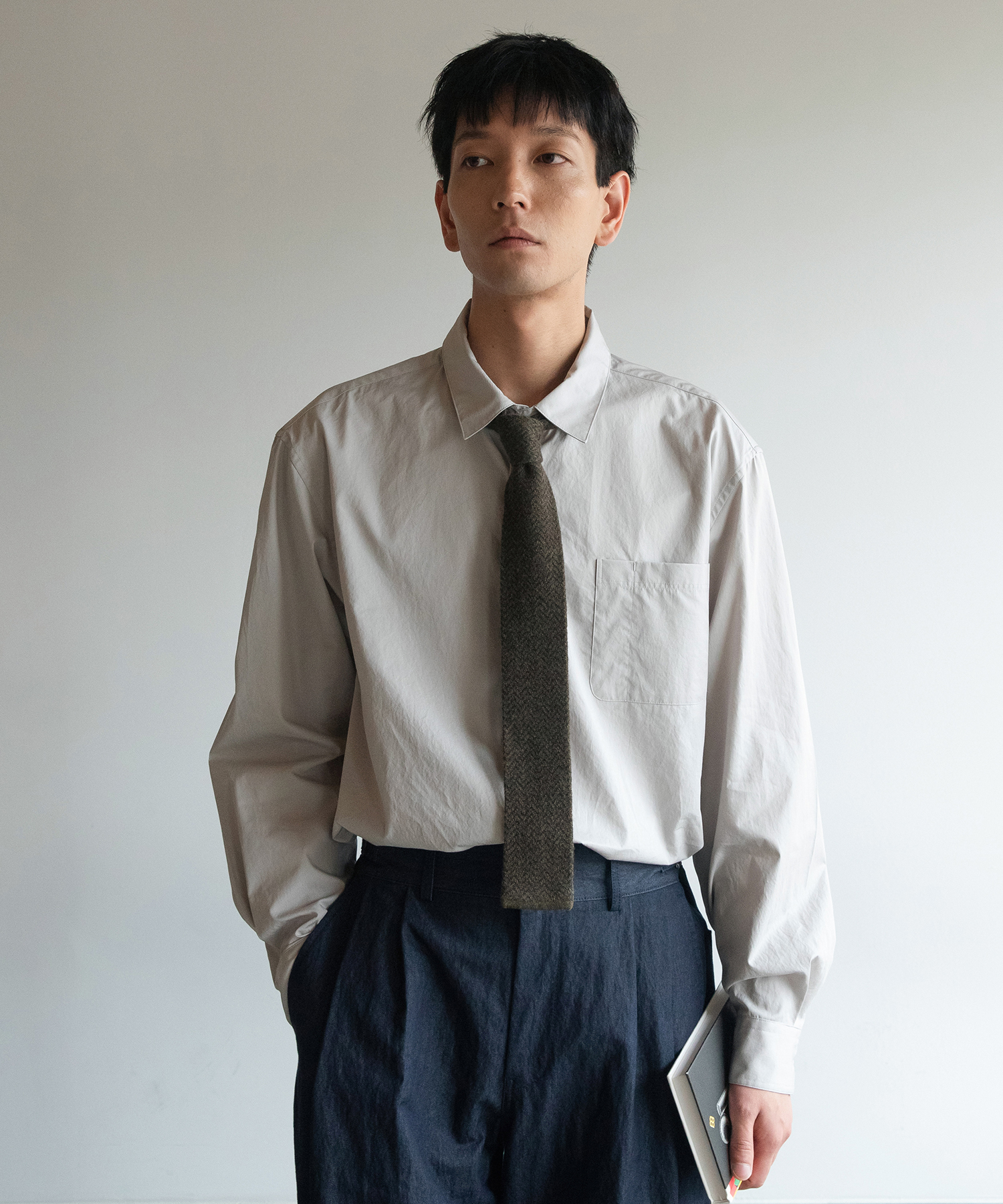 23AW Down Town Shirt (Dove Gray)