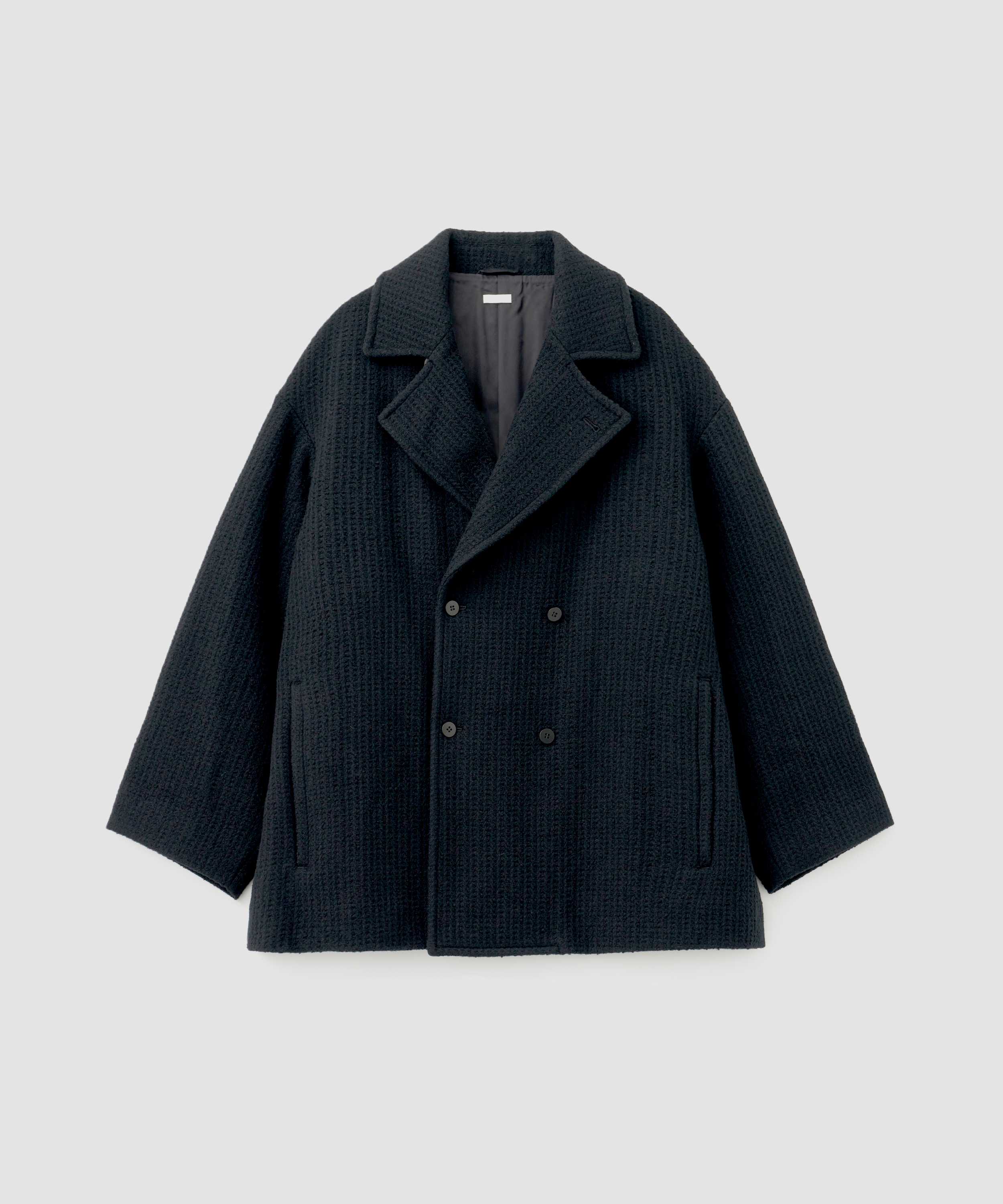 Oversized P-Coat (Black)