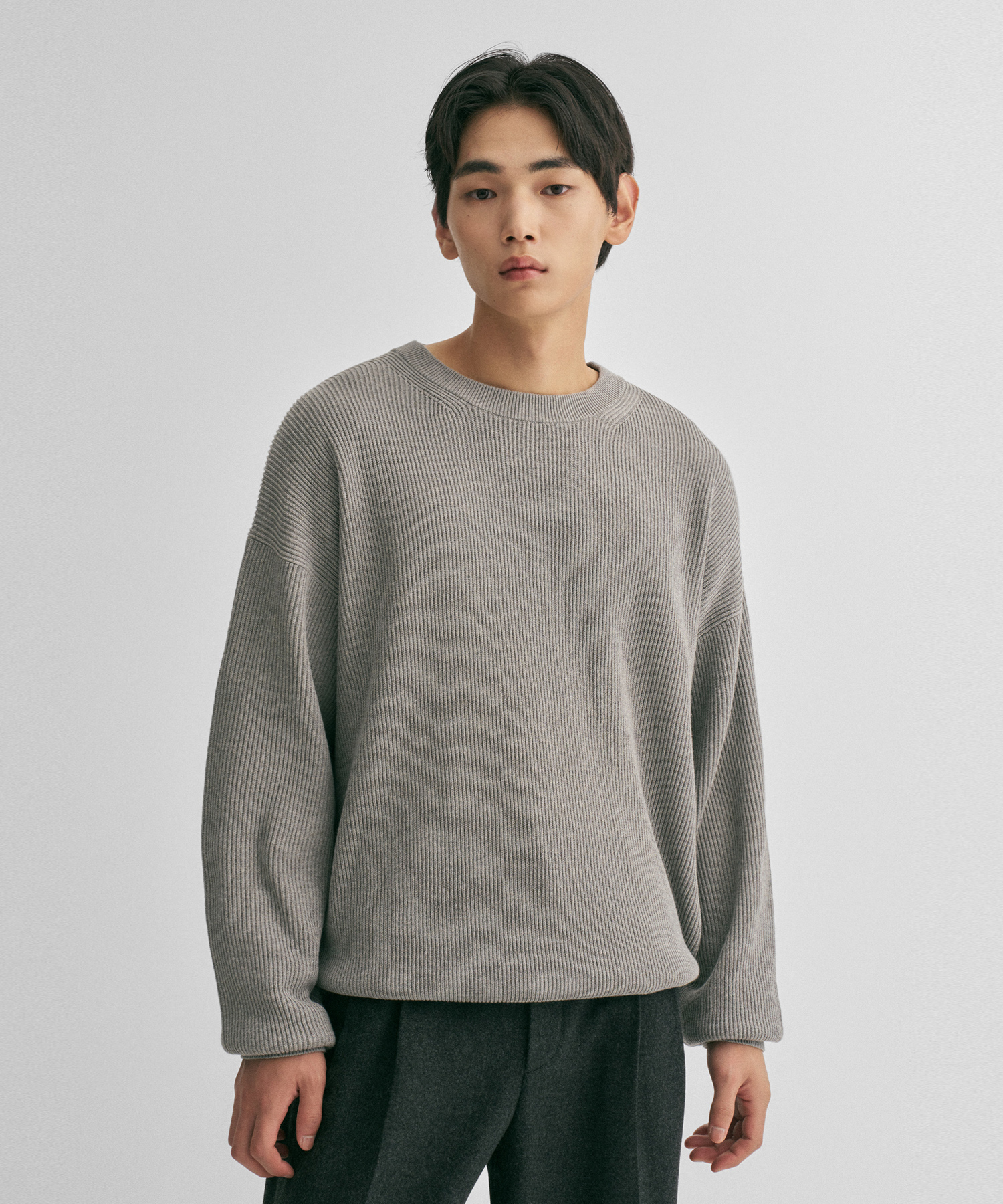 23AW Ordinary Knit-Pullover (Heather Gray)