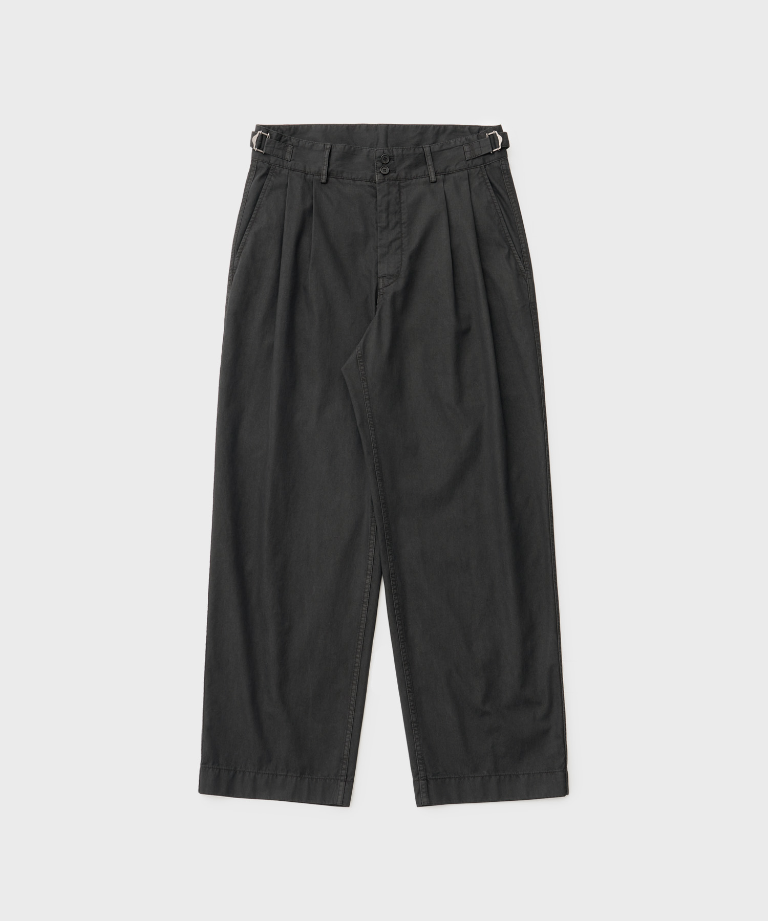 24SS Santiago Garment Pants (Almost Black)