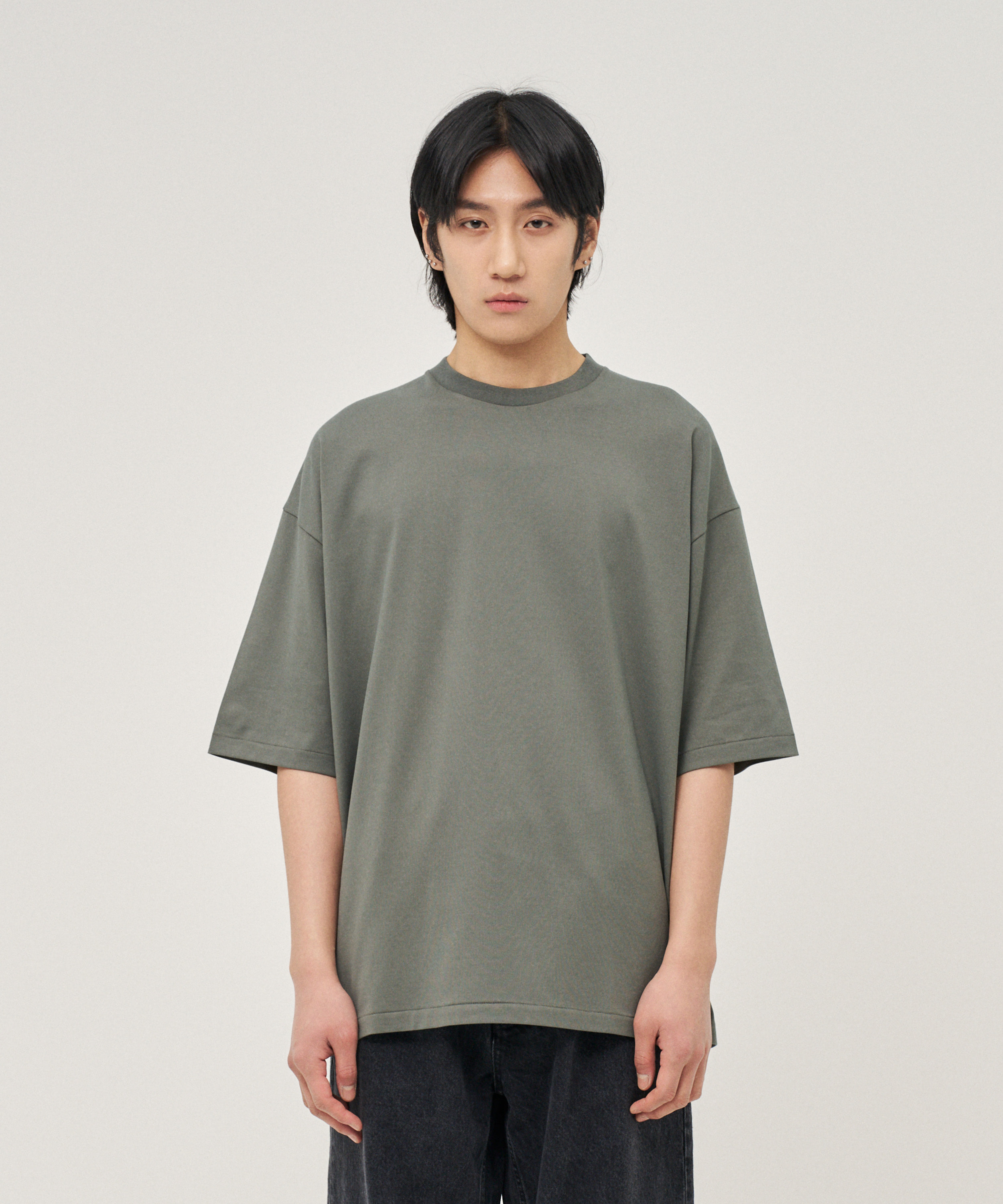 Suvin Sueded Tenjiku Tee (Dark Sage)