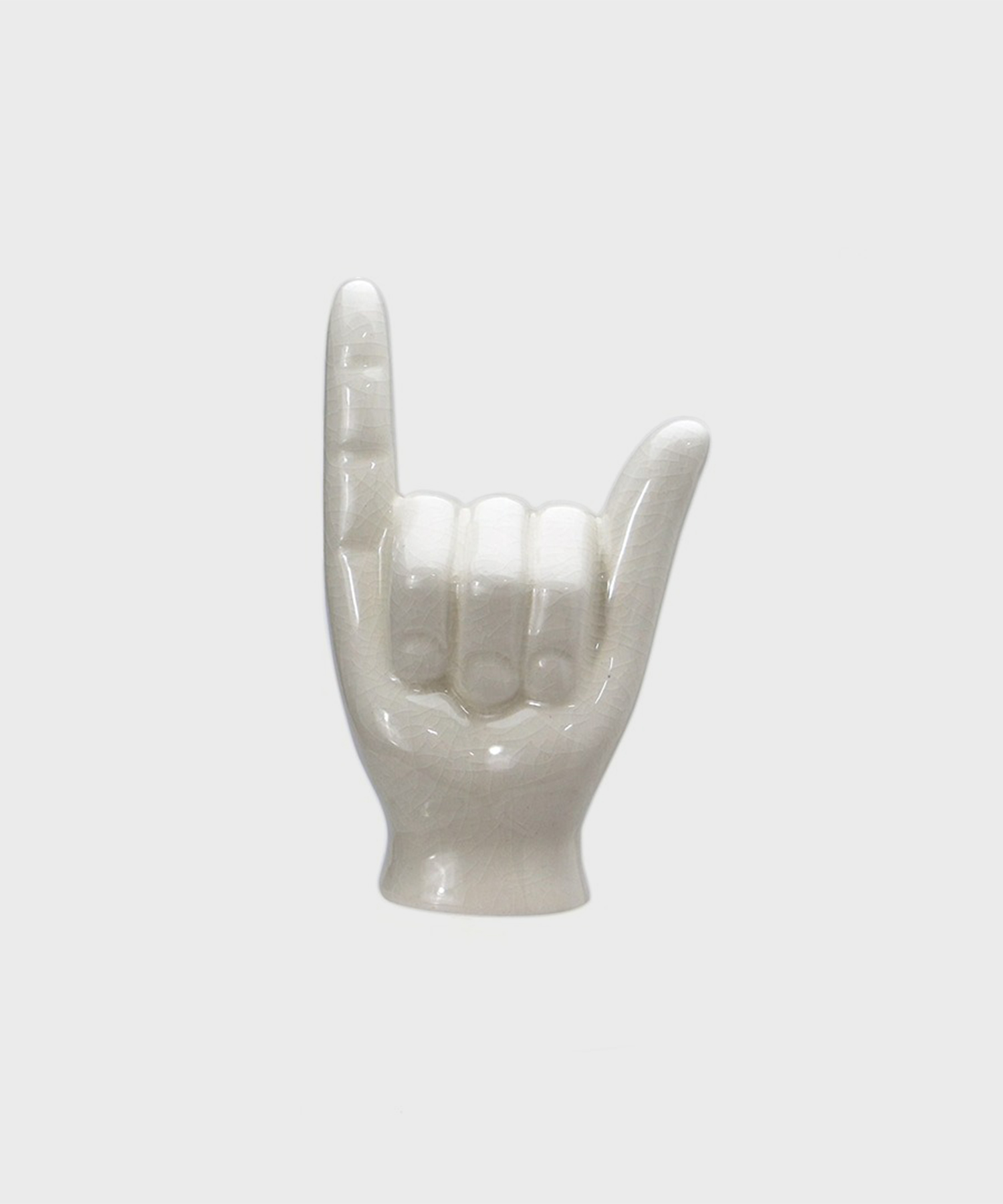 Porcelain Hand Objet (Hang Loose)